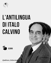 Copertina L'antilingua di Calvino