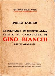 Copertina Gino Bianchi di Jahier